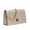 Sac à bandoulière femme 029g beige satiné