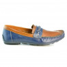 Mocassins homme 737 indigo+marron