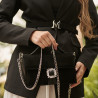 Sac à main pour femme 039g 01 noir velours