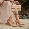 Chaussures élégantes femme 1325 croco beige lifestyle