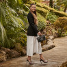 Sandales femme 1317 noir velours lifestyle