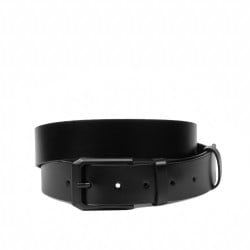 Ceinture homme 15b noir brillant