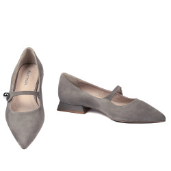 Ballerines femme 1340 sable velours