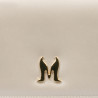 Sac à bandoulière femme 029g beige satiné