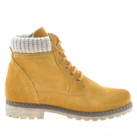Bottes femme 3269 jaune velours Bottes femme 3269 jaune velours
