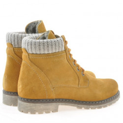 Bottes femme 3269 jaune velours