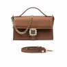 Sac à main femme 039g marron cognac