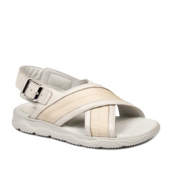 Sandales homme 364 beige combiné