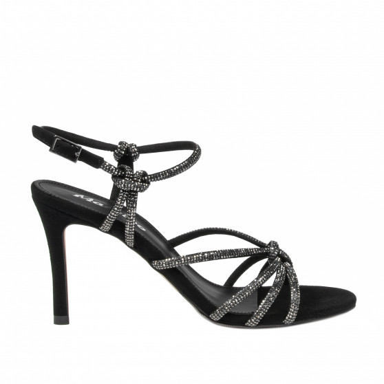 Sandales femme 1342 velours noir Sandales femme 1342 velours noir