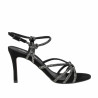 Sandales femme 1342 velours noir