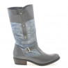 Bottes femme 225 gris combiné