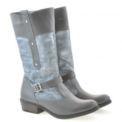 Bottes femme 225 gris combiné