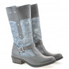Bottes femme 225 gris combiné