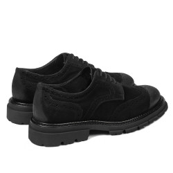 Chaussures casual homme 989 velours noir