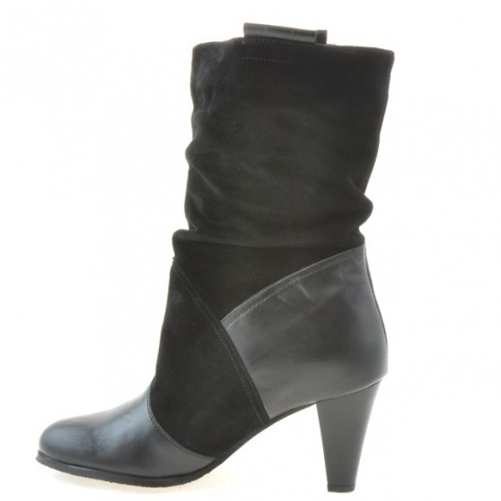 Bottes femme 1117 noir antilope combiné