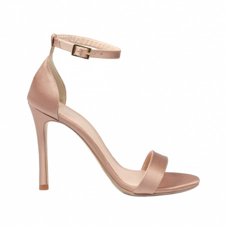Sandales femme 1349 satin nude