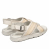 Sandales homme 364 beige combiné