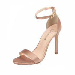 Sandales femme 1349 satin nude