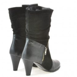 Bottes femme 1117 noir antilope combiné