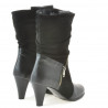 Bottes femme 1117 noir antilope combiné
