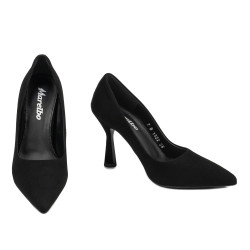 Chaussures élégantes femme 1322 noir antilope