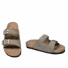Sandales femme 5117 nubuck sable