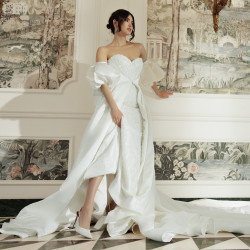 Sandales femme 1352 satin blanc lifestyle