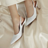 Sandales femme 1352 satin blanc lifestyle