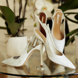 Sandales femme 1352 satin blanc lifestyle