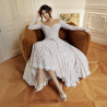Sandales femme 1329 blanc perlé lifestyle