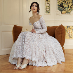 Sandales femme 1329 blanc perlé lifestyle