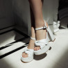 Sandales femme 1310 blanc lifestyle