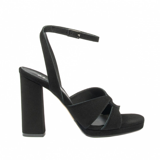 Sandales femme 1347 noir velours