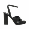 Sandales femme 1347 noir velours
