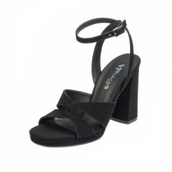 Sandales femme 1347 noir velours