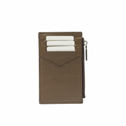Porte-cartes 209g 01 croco marron foncé