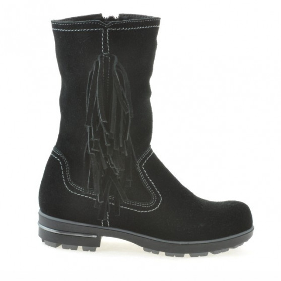 Bottes enfant 3208 noir velours