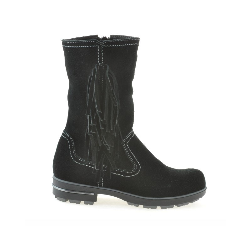 Bottes enfant 3208 noir velours