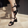 Sandales femme 1307 noir lifestyle