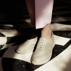 Mocassins femme 6090 sable lifestyle