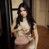 Sac bandoulière femme 027g poudre rose lifestyle