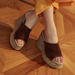 Sandales femme 5113 bufo marron lifestyle