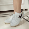 Baskets femme 6088 blanc+beige lifestyle