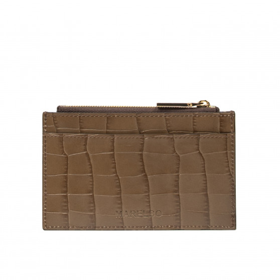 Porte-cartes 209g croco marron Porte-cartes 209g croco marron