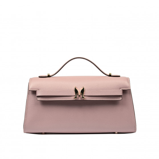 Sac à main femme bandoulière 041g rose poudre saffiano Sac à main femme bandoulière 041g rose poudre saffiano