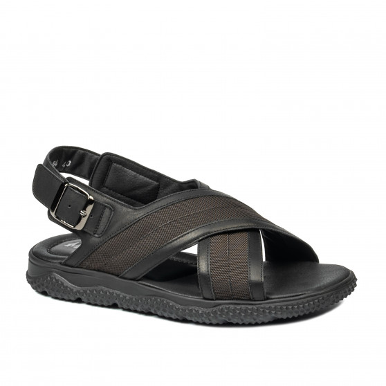 Sandales pour hommes 364 noir combiné Sandales pour hommes 364 noir combiné