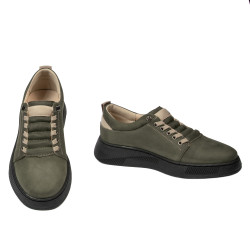 Baskets adolescents 8006 bufo kaki combiné