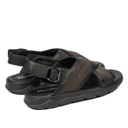 Sandales pour hommes 364 noir combiné