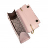 Sac à main femme bandoulière 041g rose poudre saffiano
