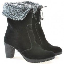 Bottes femme 3266 noir velours